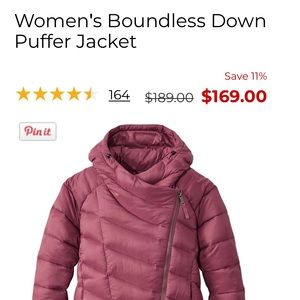 LL Bean Down Puffer Jacket
